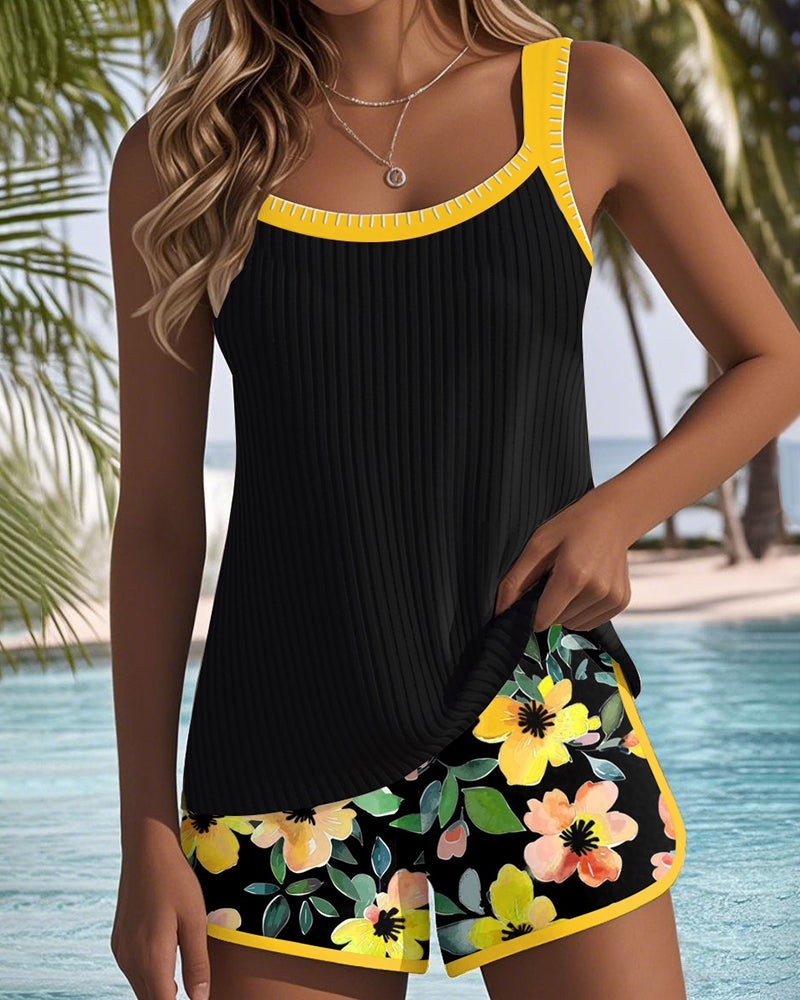 Miriam | Conjunto de tankini elegante de dos piezas