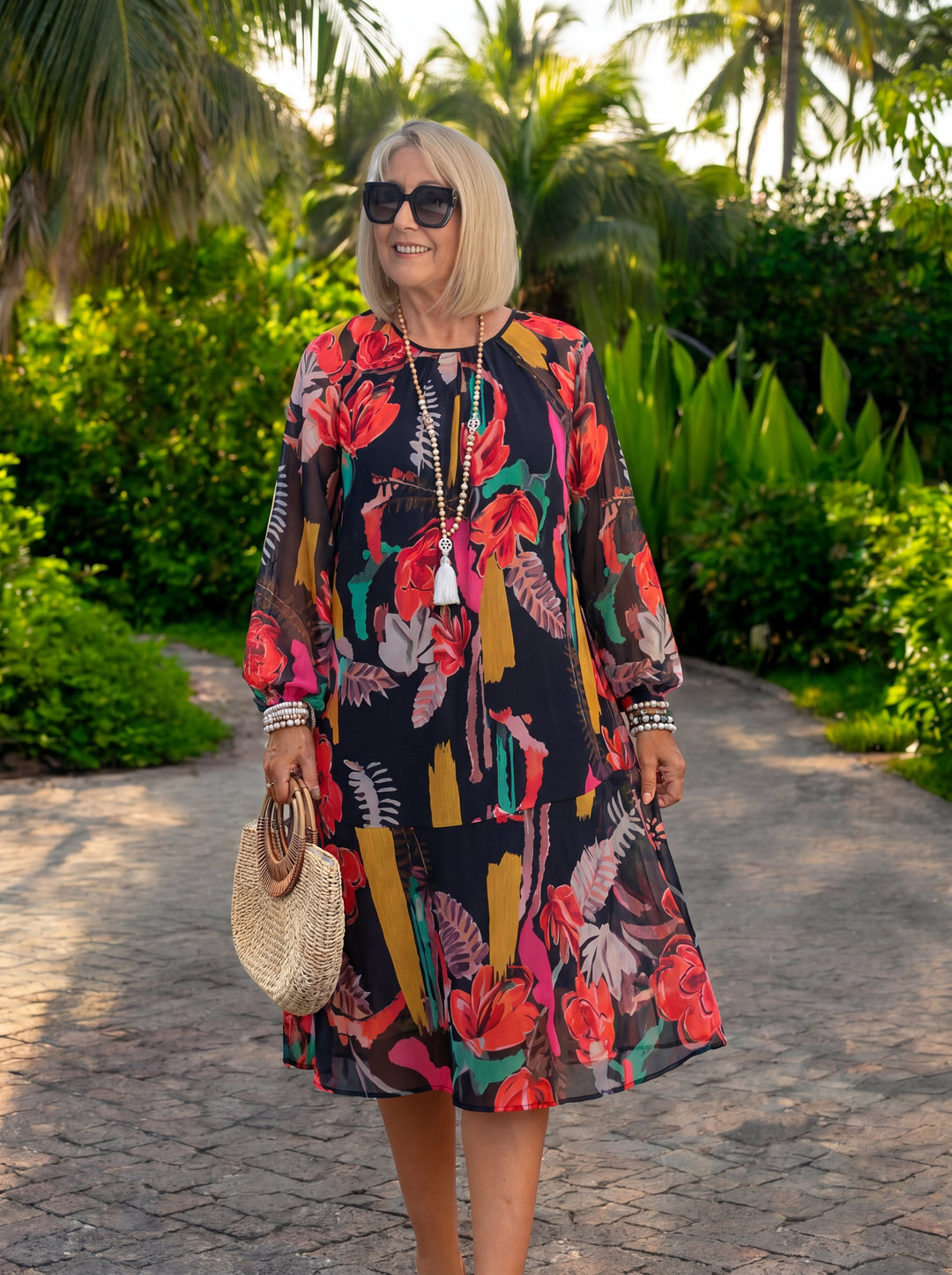 Florida – Elegante vestido de flores