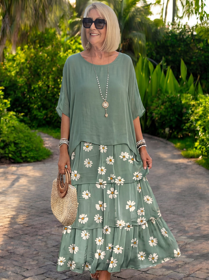 Lara – Elegante vestido largo y vaporoso