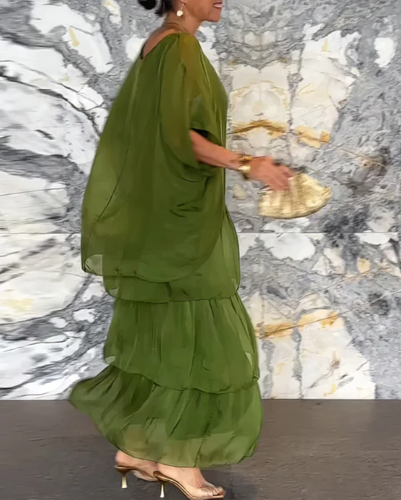 Lara – Elegante vestido largo y vaporoso