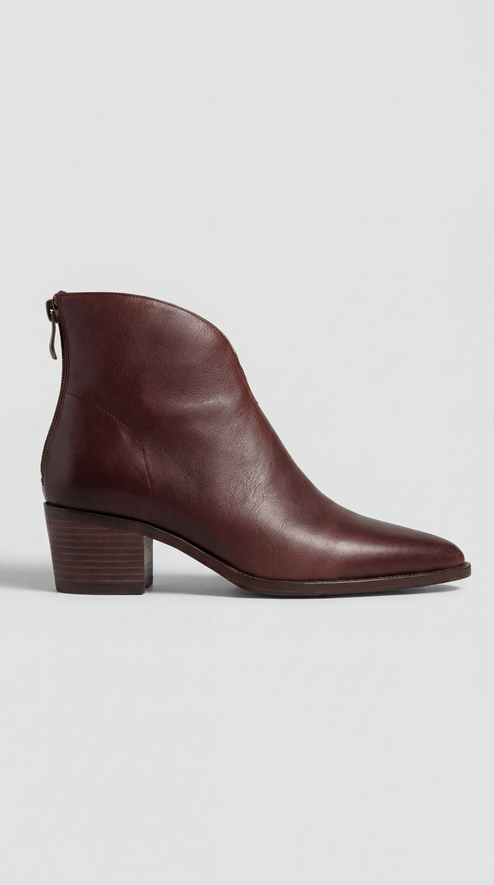 Botines Cristina de tacón bajo