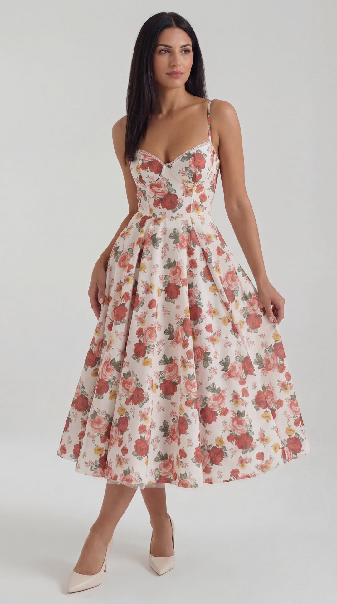Vestido de tul y midi de Isold