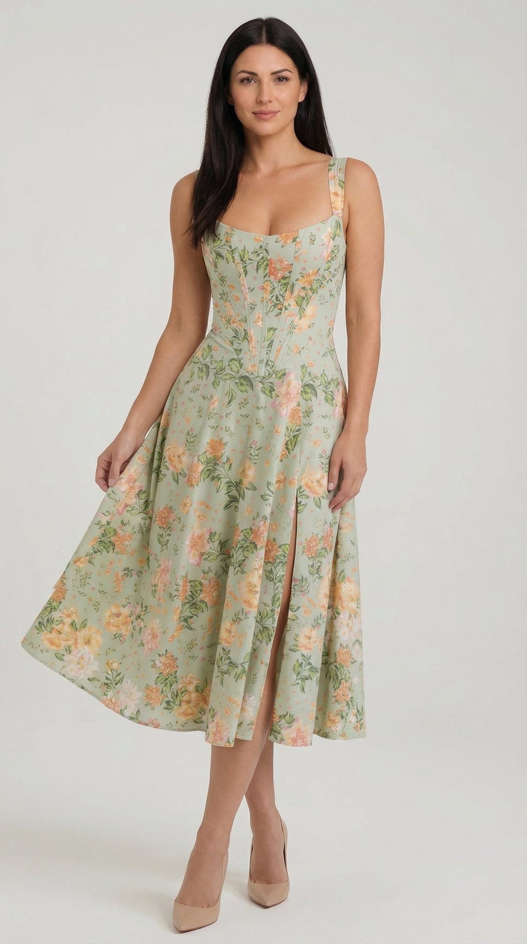 Vestido de verano midi Dahlia