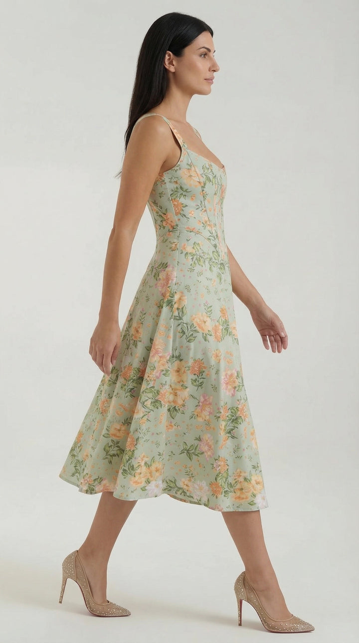 Vestido de verano midi Dahlia