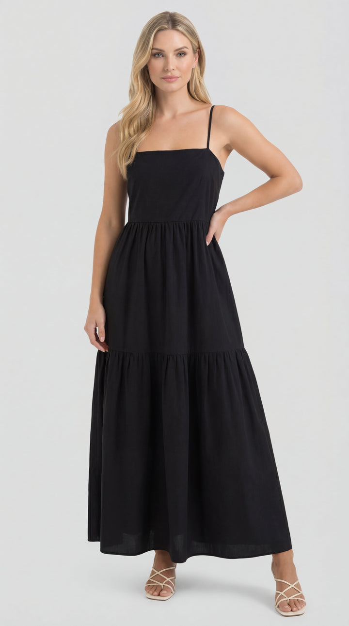 Vestido largo sin espalda Victoria