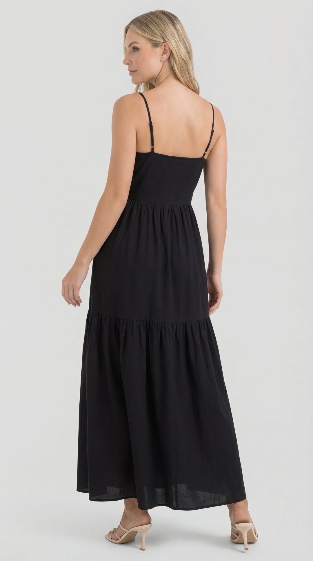 Vestido largo sin espalda Victoria