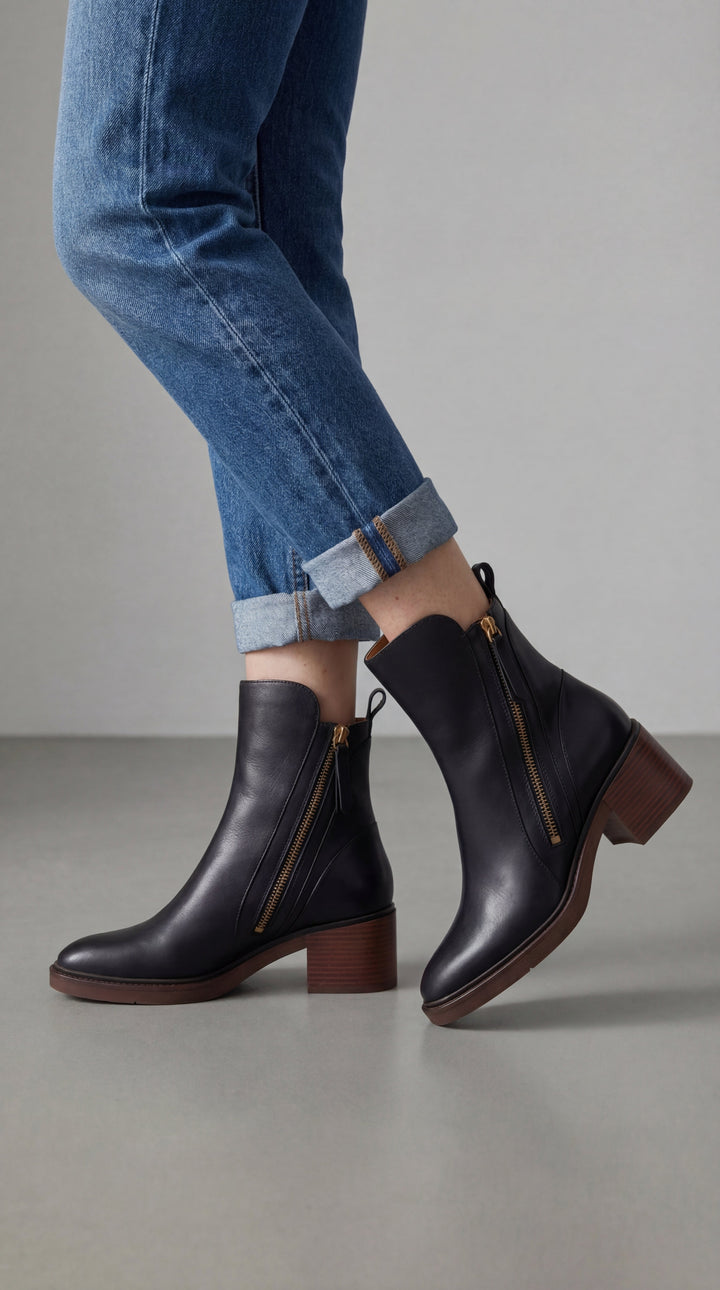 Bota Valeria con tacón cómodo