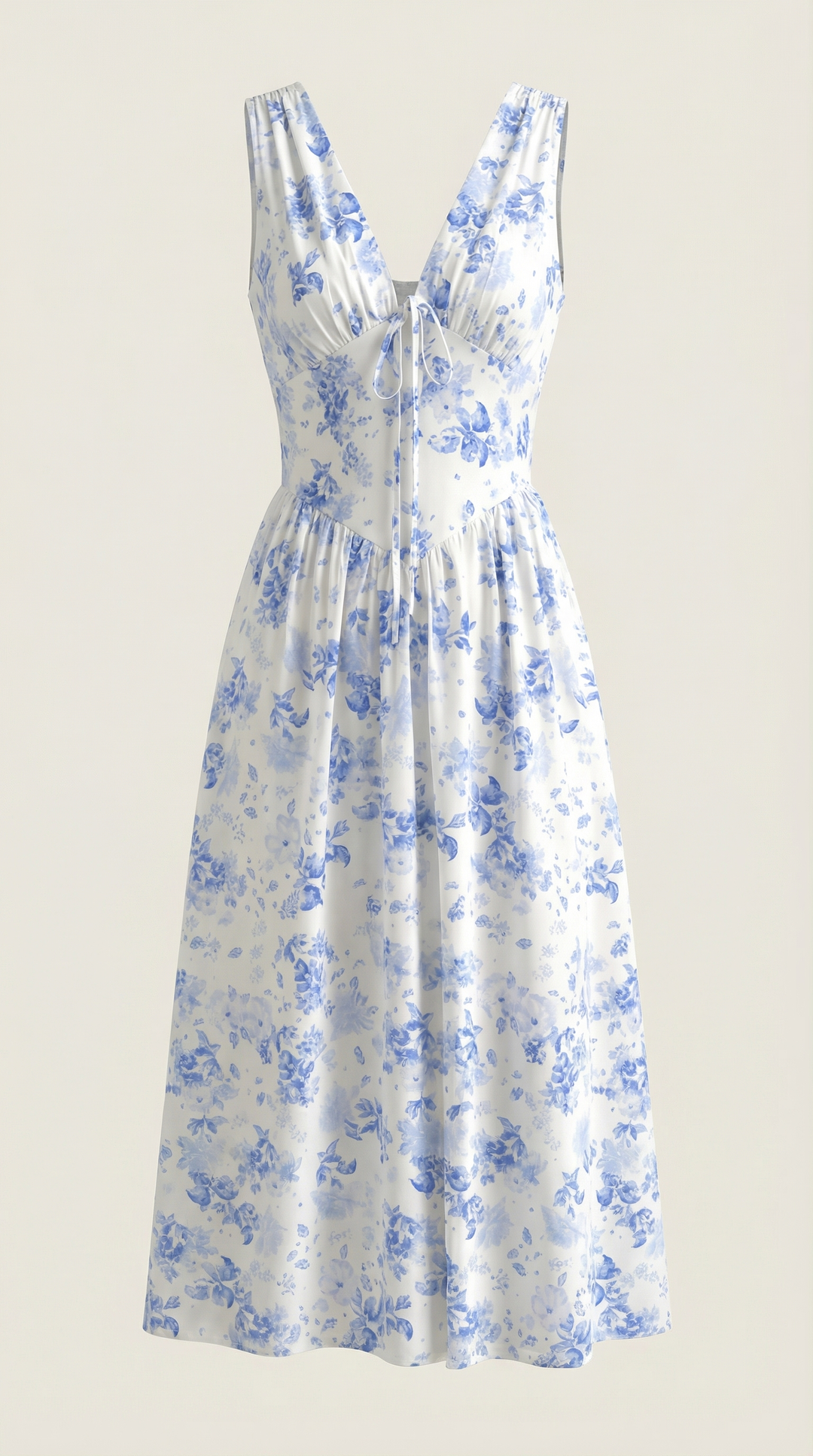 Vestido midi con escote en V Cassiopeia
