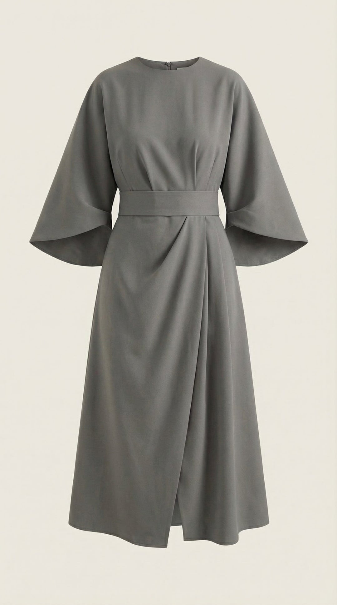 Vestido largo de Ana con cinturón