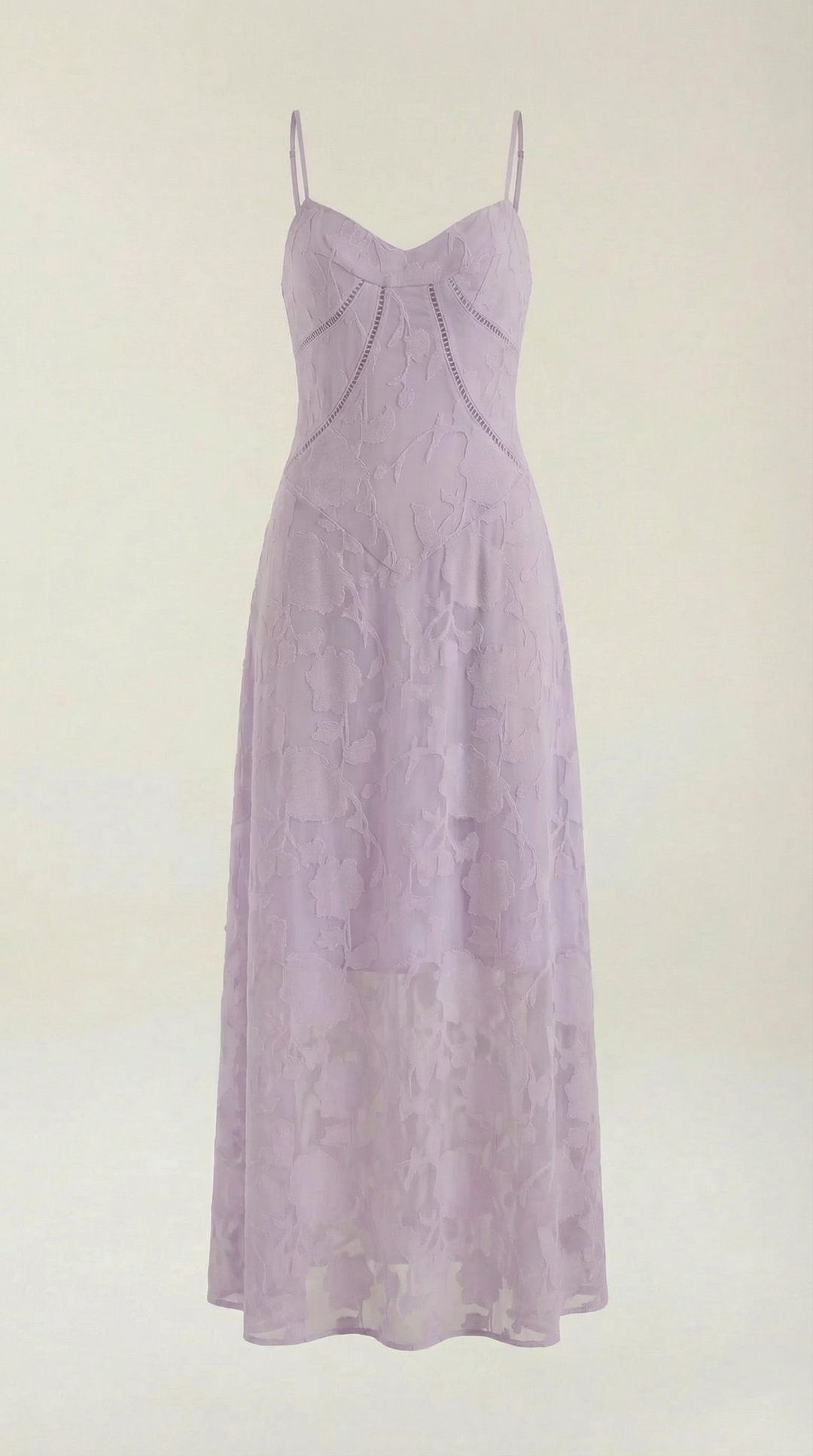 Vestido largo de encaje Arabelle