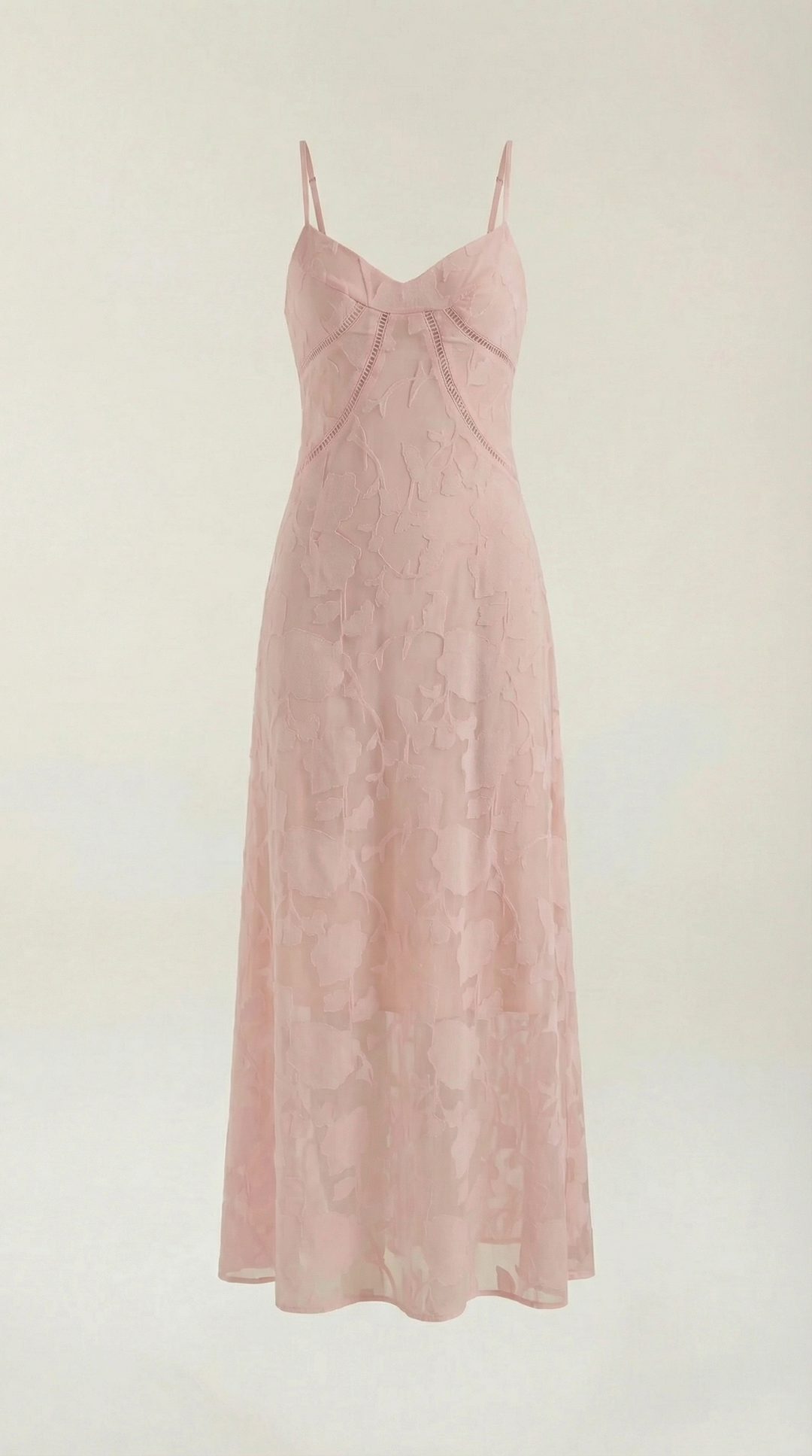 Vestido largo de encaje Arabelle