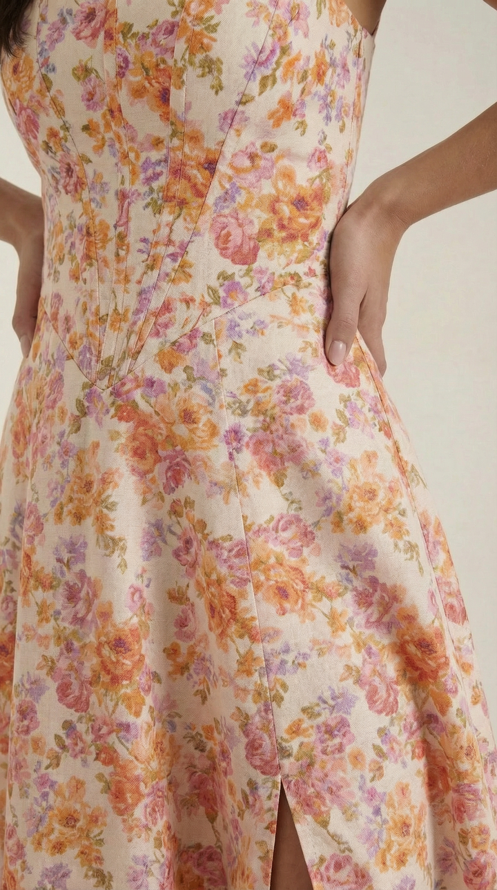 Vestido de verano midi Dahlia