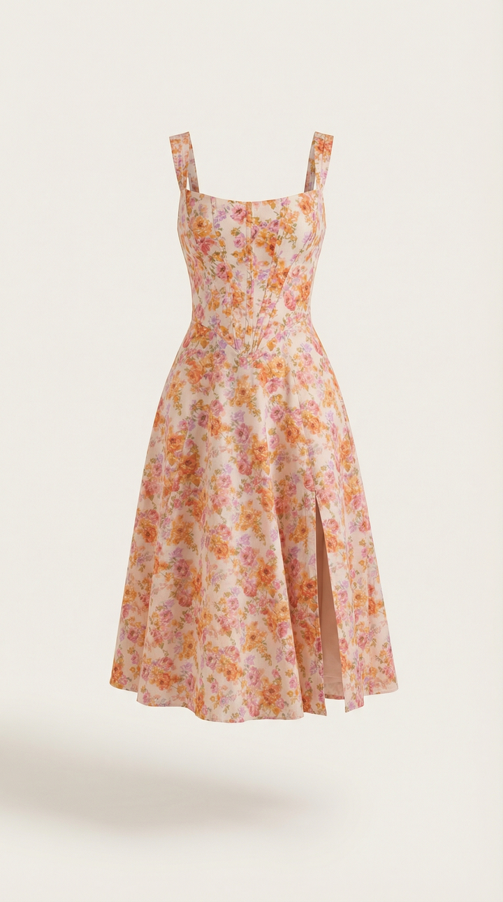 Vestido de verano midi Dahlia