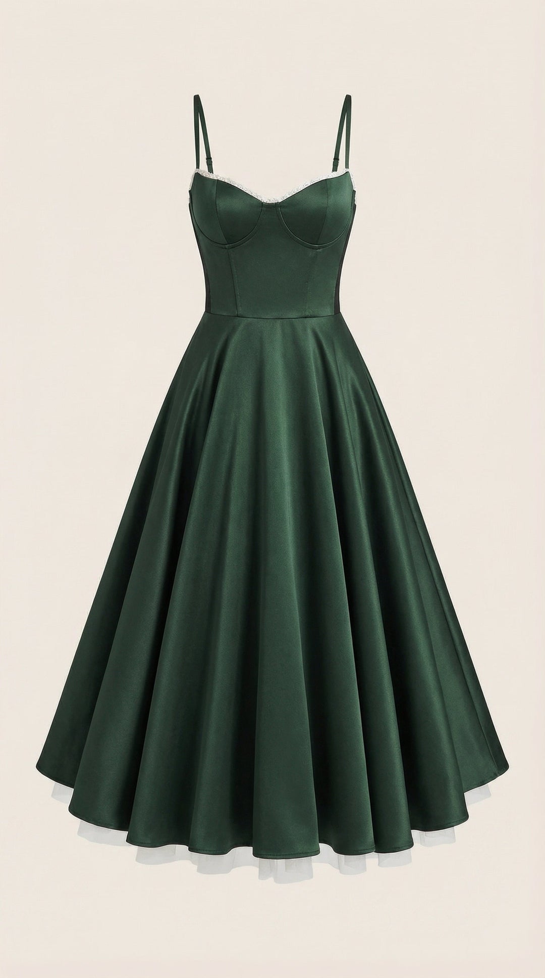 Vestido de tul y midi de Isold