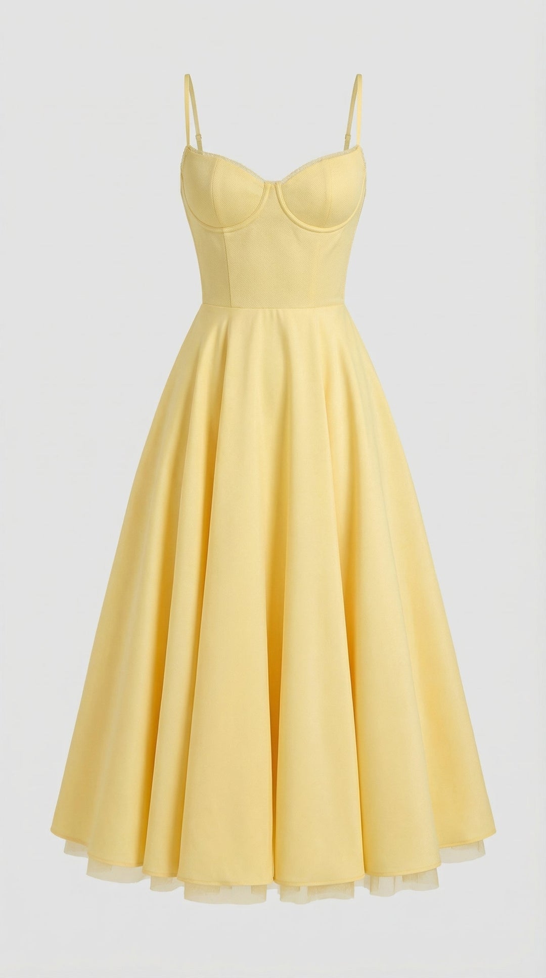 Vestido de tul y midi de Isold