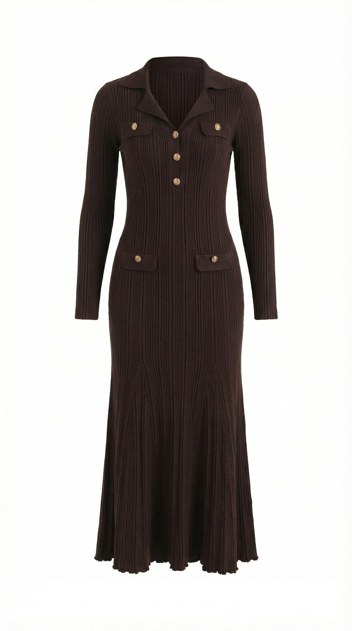 Vestido largo de Verónica Strick